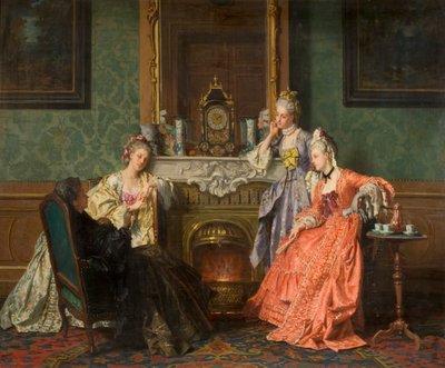 Tè del pomeriggio, 1879 da Jean Carolus